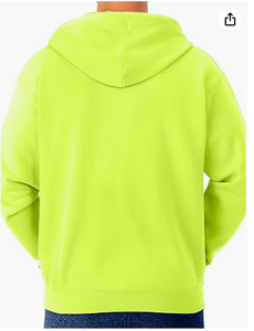 Sweat à capuche zippé 100% coton personnalisé pour hommes de haute qualité French Terry Drop Shoulder Puff Printing Solid Pattern BD Mens Hoodies - Product Image 2