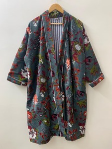 เสื้อคลุมกิโมโนกำมะหยี่ทำด้วยมือเสื้อแจ็กเก็ตกันฝุ่นโบโฮพิมพ์ลายดอกไม้ใส่ได้ทุกเพศชุดคลุมของขวัญสำหรับชุดแต่งตัวงานปาร์ตี้ของเธอเสื้อโค้ท - Product Image 5