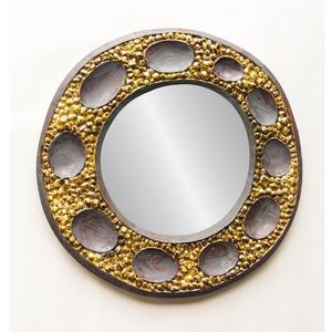 กระจกติดผนังตกแต่งบ้าน ดีไซน์แบบใบไม้ ตกแต่งภายใน สไตล์คลาสสิกและทันสมัย มีหลายแบบให้เลือก - Product Image 1