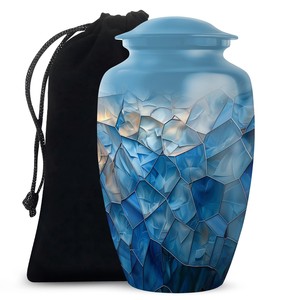 โกศบรรจุอัฐิสำหรับผู้ใหญ่ ขนาดใหญ่ เป็นมิตรกับสิ่งแวดล้อม ทนทาน ดีไซน์ปรับแต่งได้ ความจุ 220 คิวบิกอินช์ - Product Image 3