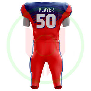 Ensemble d'uniformes de football américain personnalisés de haute qualité, sublimation, best-seller, uniformes de football américain unisexes - Product Image 3