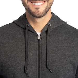 Fabrication professionnelle de sweats à capuche en polaire écologiques pour hommes, à fermeture éclair intégrale, tendance hivernale - Product Image 4