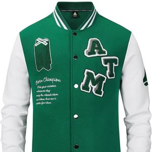 Chaquetas Varsity para Hombre con Diseño Personalizado, Invierno, Mangas Largas, Alta Calidad, al por Mayor, Resistentes al Agua, al Viento y Transpirables - Product Image 1