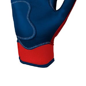 OEM Design all'ingrosso in pelle da Baseball guanti da battuta di alta qualità traspirante rapido asciutto Logo personalizzato gancio e chiusura ad anello - Product Image 3