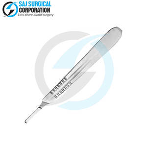 Venta en línea Mango de bisturí de acero inoxidable Mango de bisturí hecho profesional Mango de bisturí en stock - Product Image 4