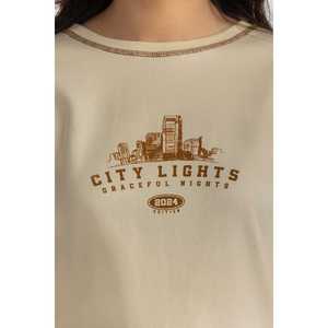 เสื้อยืดลายกราฟิกผ้าฝ้าย 100% ระบายอากาศได้ดี ทรงปกติ พร้อมตกแต่งโลโก้ WM-KTP-WS24-005 ผลิตจากผ้าเจอร์ซีย์ - Product Image 4