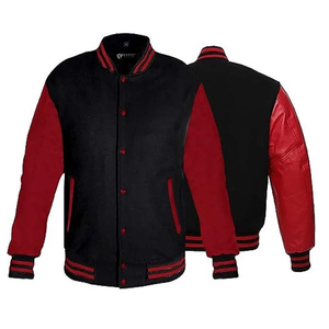 2025 Wholesale Men Varsity <b>Jackets</b> Letterman <b>Jackets</b> Custom Baseball Embroidery <b>Patches</b> Letterman Varsity Bomber <b>Jacket</b> - Product Image 4