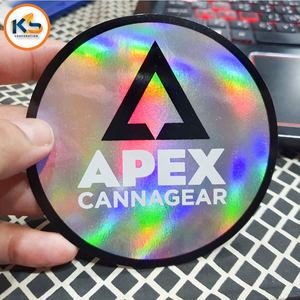 Pegatinas con Logotipo Impresas en Vinilo Holográfico con Corte Personalizado y Protección UV |   100 Fundas Decorativas Brillantes para Laptop, Impermeables, Ecológicas y de Alta Calidad - Product Image 4