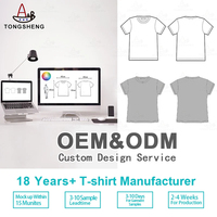 Camiseta de Cuello Redondo para Hombre, Estampada en Serigrafía, Color Sólido Personalizado, Transpirable, de Secado Rápido, Antiarrugas, Informal, de Tela Oxford de 240 g, Talla Grande