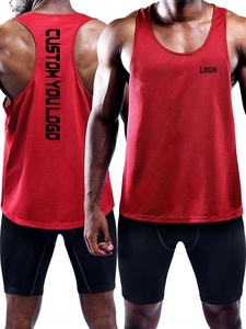 Camiseta sin mangas de poliéster personalizada al por mayor para hombre, top deportivo informal de verano para gimnasio, ropa deportiva barata, top muscular - Product Image 4