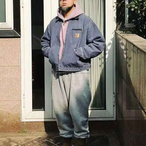 Veste en jean vintage délavée style Detroit pour homme, idéale pour l'hiver - Product Image 6