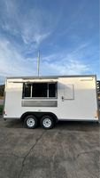 Remolque de comida móvil, camión de comida, equipo de restaurante, perro Pizza personalizado