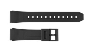 Unisex 7173 Soft Sports Smartwatch Band Pulsera 20mm Resistente al agua Negro Transpirable Correa de goma Bandas deportivas ajustables - Product Image 3