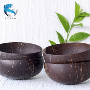 Cuencos de cáscara de coco biodegradables Cuenco para servir comida ecológico - Product Image 4