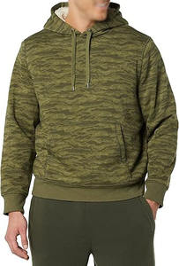 Factory Price Streetwear Mens Camo <b>Hoodie</b> <b>Sherpa</b> Lined Fleece Kangaroo Pocket Drawstrings USA Supplier - Product Image 3