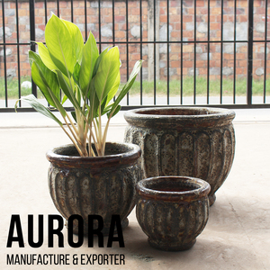 Jardinières en céramique écologiques modernes avec trou de drainage, légères et durables, décoration pour la maison et le jardin, en provenance du Vietnam - Product Image 3