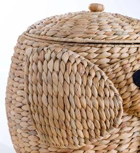 Cesta de Almacenamiento Hecha a Mano con Forma de Elefante, Tejida a Mano, Ecológica, Hecha en Vietnam - Product Image 5