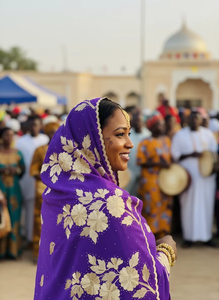 High Quality Embroidery Rhinestone Floral Lace Cotton Breathable Summer Long <b>Shawl</b> <b>Women</b> Daily Wear Soft 200g AHE - Product Image 5