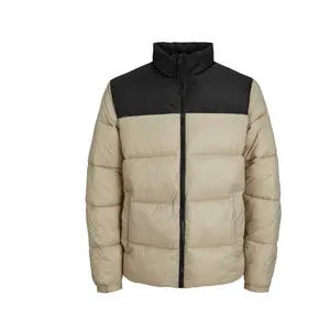 Chaqueta acolchada ligera para hombre, chaqueta de plumón de algodón, abrigo transpirable resistente al agua y al viento, chaquetas acolchadas para hombre, exportación desde BD