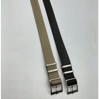 Bracelet de montre en nylon premium 20mm 22mm, bracelet Zulu Perlon, tissu de ceinture réglable, logo personnalisé
