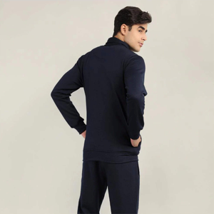 Survêtement à capuche à blocs de couleurs de haute qualité pour hommes Design tendance et ajustement confortable pour les sports d'hiver et les vêtements décontractés - Product Image 4