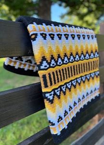 Manta de sillín occidental hecha a mano de lana Premium, almohadilla duradera para montar a caballo, manta ecuestre personalizada, proveedor de productos calientes de la India - Product Image 2