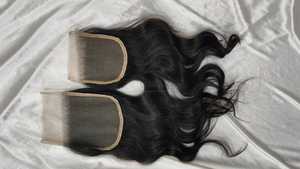 Vente en gros de cheveux bruts à cuticule alignée 100% cheveux humains vierges vison cheveux indiens paquets ondulés lâches avec fermeture à lacet 4X4 5X5 6X6 2X6 - Product Image 6