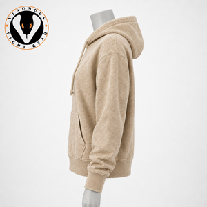 Sweat à capuche délavé pour femme, avec texture délavée, matière douce et coupe confortable, idéal pour le streetwear moderne et les tenues décontractées. - Product Image 4