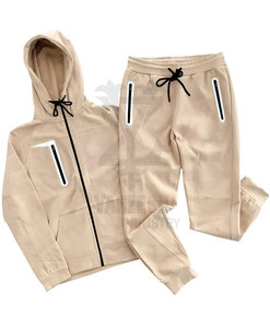 Vêtements de sport deux pièces avec fermeture éclair pour hommes, survêtement d'entraînement, survêtement d'hiver, ensemble de vêtements de sport - Product Image 6