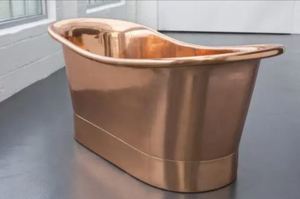 Bañera de Cobre 100% Puro de Alta Calidad, Precio de Mayoreo Directo de Fábrica, Forma Rectangular - Product Image 5