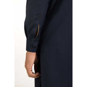 Costumes de mariage pour hommes coupe classique SK-PSD-S25-033 en tissu peigné respirant, simple boutonnage avec braguette boutonnée - Product Image 2