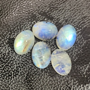 Cabujón Ovalado de Piedra Lunar de Alta Calidad de 13x18 mm, Arcoíris Natural, Certificado IGI, Efecto de Cambio de Color, 13 Quilates, Piedras Preciosas Sueltas - Product Image 5