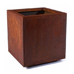 Maceta decorativa moderna para interior con marco de hierro metálico para jardín o uso al aire libre, maceta de regalo para decoración del hogar - Product Image 4