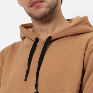 Sweat à capuche en molleton mélangé de coton lourd pour homme, sur mesure, design unique, vêtements décontractés d'hiver, brodé, 2026 - Product Image 6