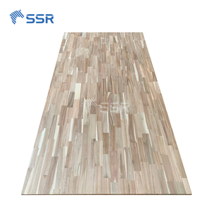 Diseño moderno AB AC Grade Acacia Wood Finger Joint Board 18x1200x2400mm Dimensiones para uso en muebles - Product Image 1