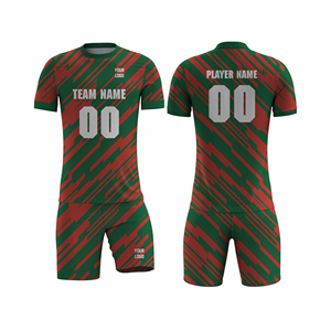 ชุดเสื้อฟุตบอลแบบกำหนดเองผ้าโพลีเอสเตอร์100% แห้งเร็วและน้ำหนักเบาสำหรับทีมที่มีดีไซน์หลากสีระบายอากาศได้ดี - Product Image 6
