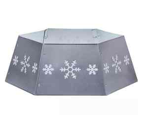 Collier d'arbre rond en métal doré à motif de points, idéal pour la décoration de jardin et d'intérieur – Vente en gros par le fabricant - Product Image 5