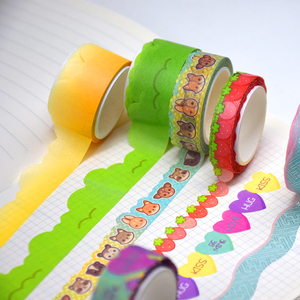 2024 nuevo juego de <span class=keywords><strong>pegatinas</strong></span> decorativas de cinta Washi con degradado Ombre lindo personalizado para álbumes de recortes, diarios, decoración DIY y aplicación artesanal - Product Image 3