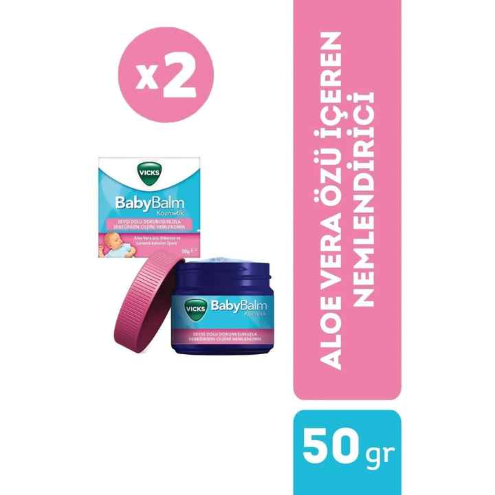 Vicks Baby Balm 50 Gr 2 Kutu