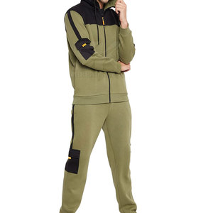 Nouveau survêtement à la mode hommes décontracté manches longues survêtement haute qualité 100% coton polaire respirant survêtement - Product Image 4