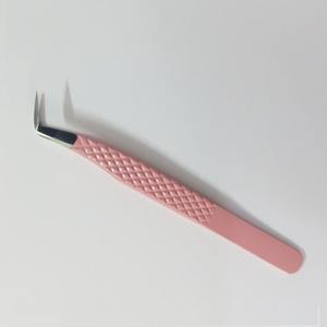 Pince à épiler pour cils avec logo personnalisé, bouts droits incurvés et pointus, ensemble de pinces à épiler pour cils - Product Image 4