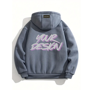 <b>Men's</b> Autumn Eco-Friendly <b>Hoodie</b> Pullover Windproof Thermal with Custom Colors & Logo for Outdoor Work & Leisure - Product Image 1