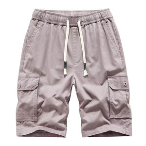 Pantalones cortos para hombre Nuevos pantalones cortos Cargo Pantalones deportivos Pantalones cortos casuales de seis bolsillos Venta al por mayor Pantalones cortos de hombre de tela de algodón de gran tamaño para hombre - Product Image 1