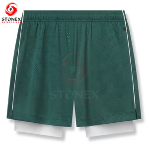 Pantalones Cortos Deportivos Personalizados de Talla Grande para Hombre, de Alta Calidad, con Cierre de Cordón, Transpirables y de Secado Rápido, para Entrenamientos |   Servicio OEM - Product Image 1