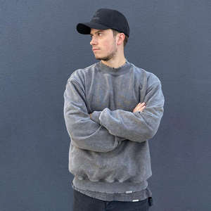 Sweat à capuche surdimensionné de qualité supérieure Vente en gros Pull lourd Sweat Coton Polaire Logo personnalisé Commandes en gros Fabricant - Product Image 4