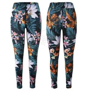 กางเกงเลกกิ้งผู้หญิงคุณภาพสูงสั่งทำพิเศษ พิมพ์ลายตามสั่ง กางเกงโยคะแบบซับลิเมชั่นพร้อมกระเป๋า สำหรับออกกำลังกายและฟิตเนส - Product Image 2