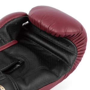 ถุงมือมวยหนังวัวมวยไทยถุงมือฝึกอาชีพและสมัครเล่นวัสดุ PU โลโก้ออกแบบได้ตามต้องการ - Product Image 5