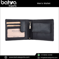 Dompet Lipat dua pria, kualitas tinggi desainer Vintage kulit asli Nappa perlindungan RFID panjang lapisan katun pendek