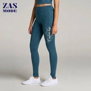 Leggings sin costuras para mujer, cintura media, hasta la rodilla, de elastano/poliéster, para control de abdomen y realce de cadera, que realzan la figura. - Product Image 1