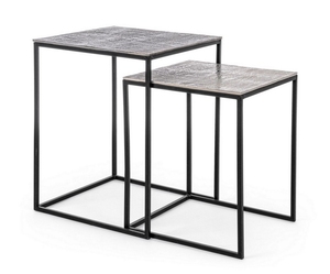 Muebles de sala de estar, de estilo moderno sofá cama, mesa auxiliar, mesa auxiliar de Metal con acabado dorado, mesa auxiliar pequeña redonda para sofá - Product Image 1